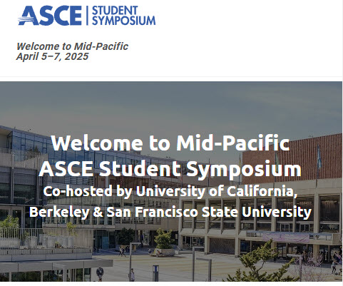 2025 Mid-Pacific ASCE Student Symposium